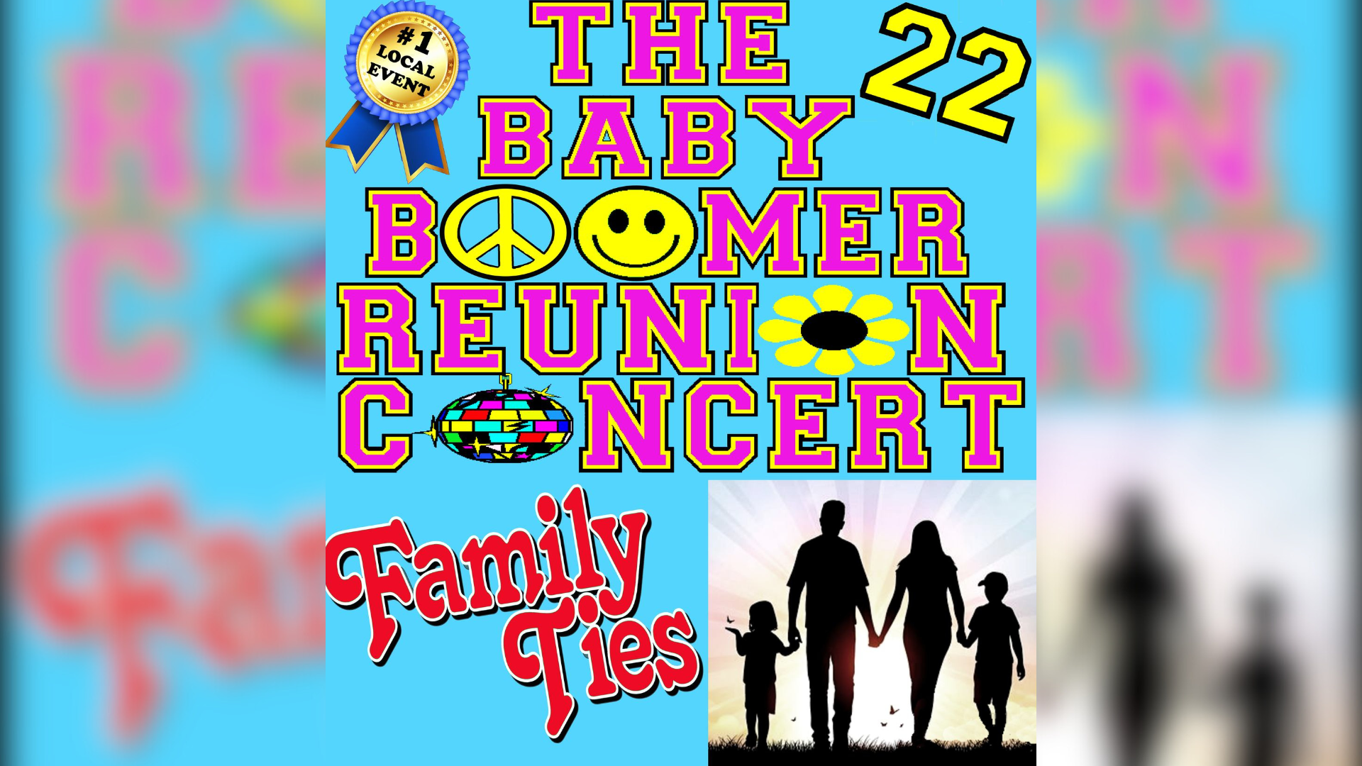 Boomer Concert has Family Ties Theme
