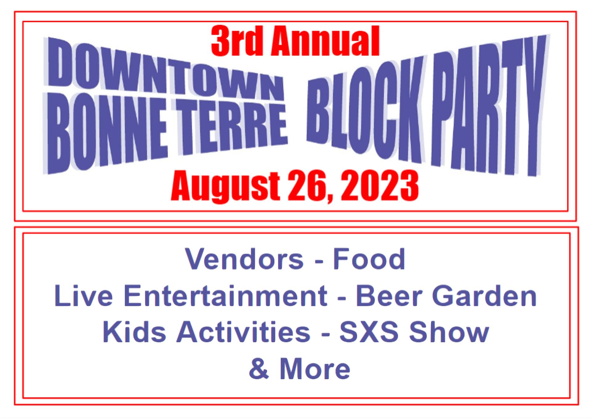 Bonne Terre Block Party