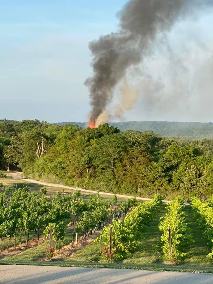 Chaumette Winery Building Destroyed by Fire