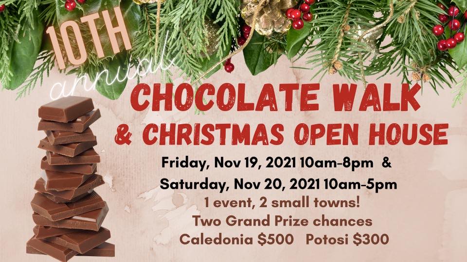 Chocolate Walk in Potosi and Caledonia