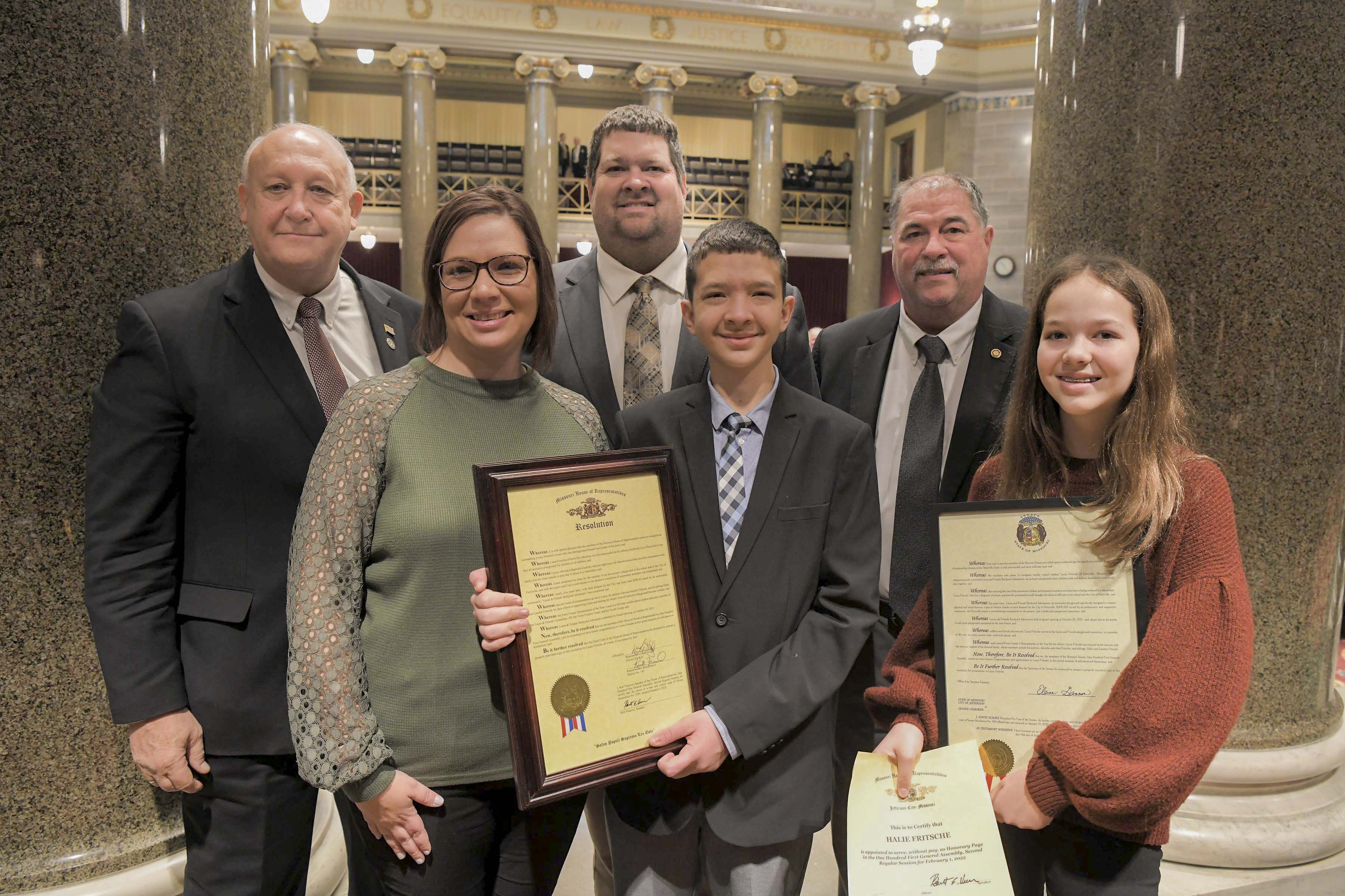 Fritsche Honored for Perryville Playground