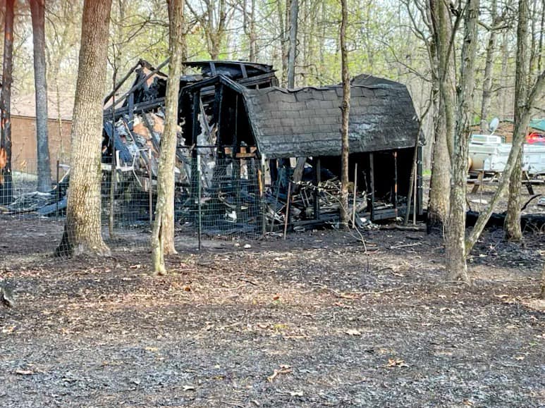 Lake Hannah Brush Fires Destroy Structures