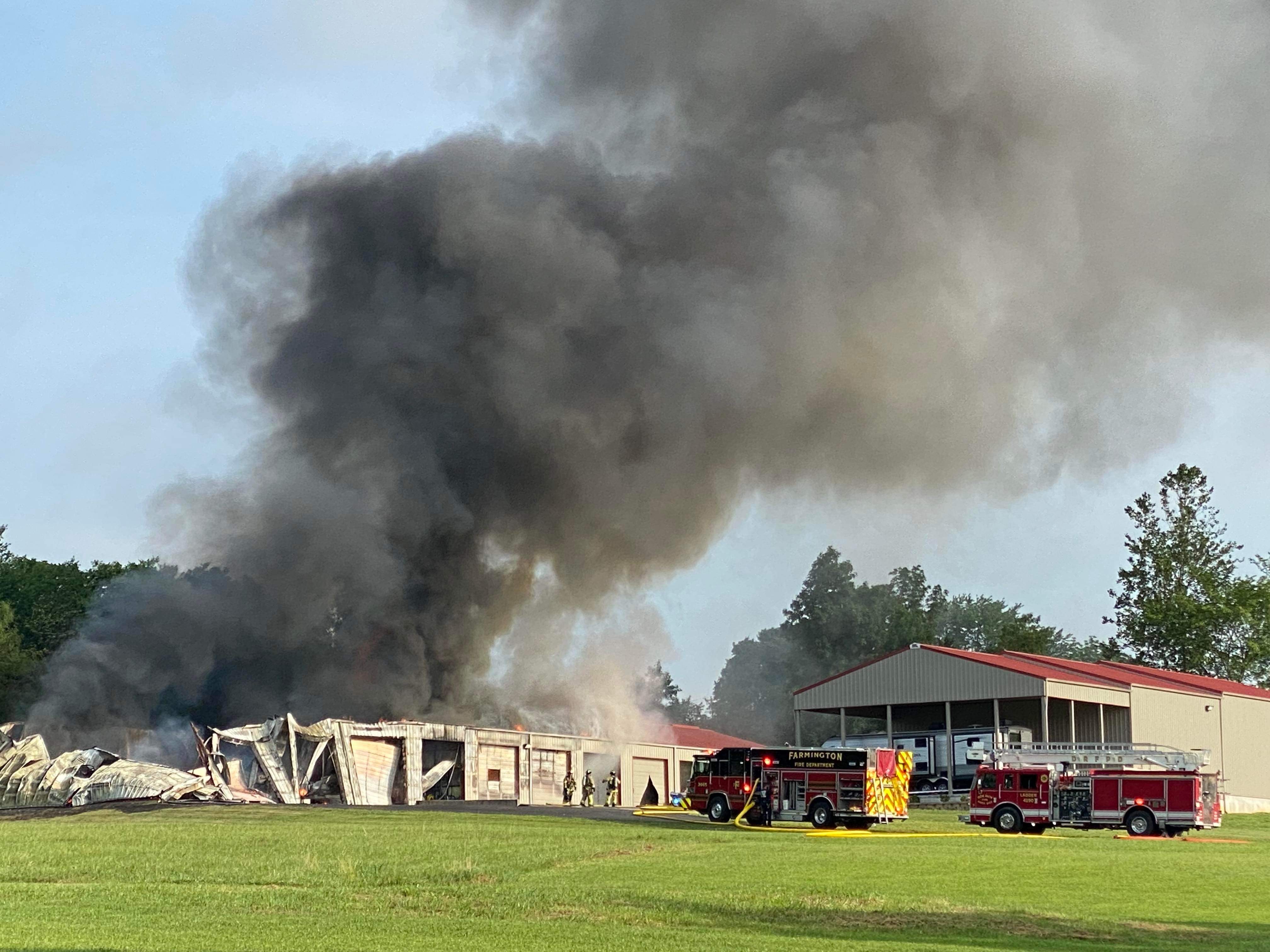 Fire Damages Storage Units