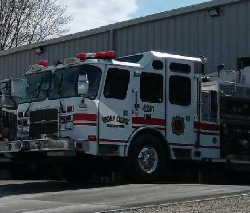 Firefighter Hose Battle Competition