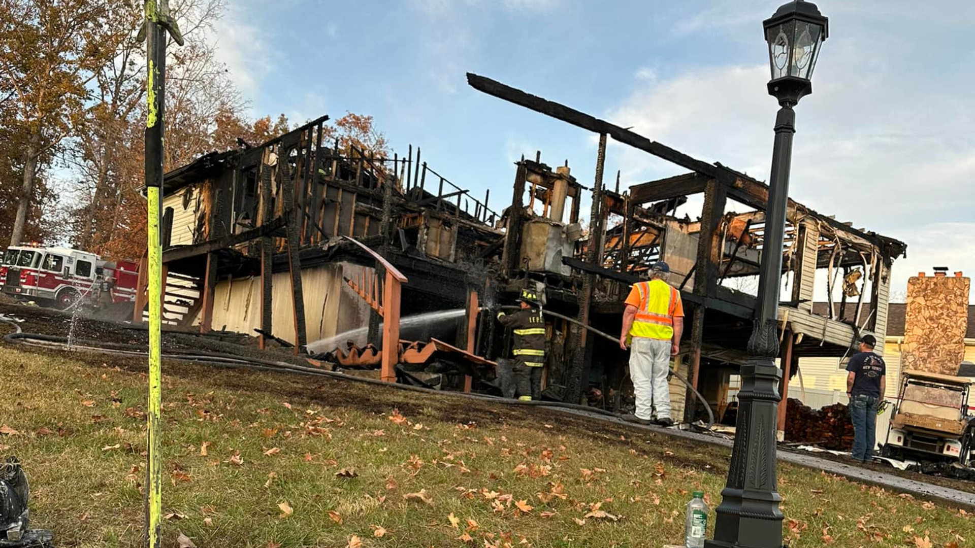 Potosi Fire Protection District Responds to Intense Residential Fire on Saturday